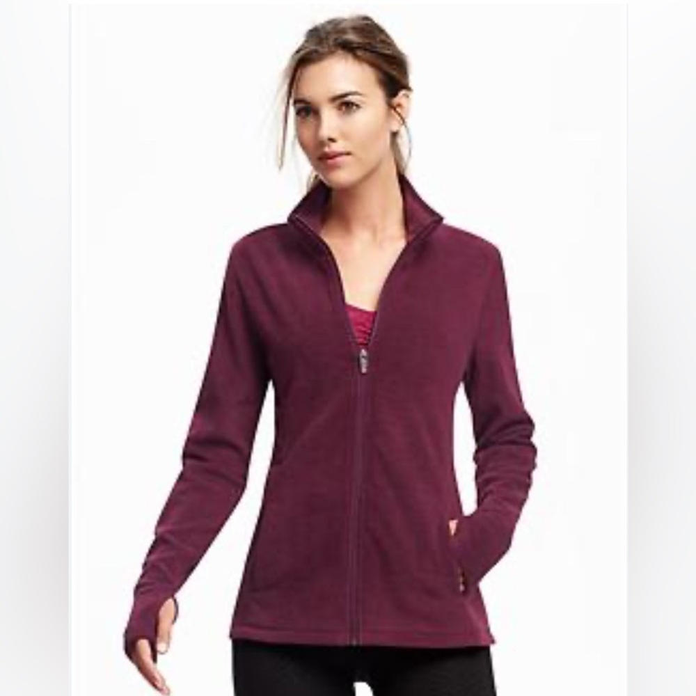 Old Navy Purple Micro fleece Jacket Cozy and Stylish